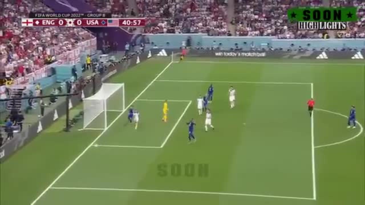 last night's match results England vs America  extended full highlights world cup 2022