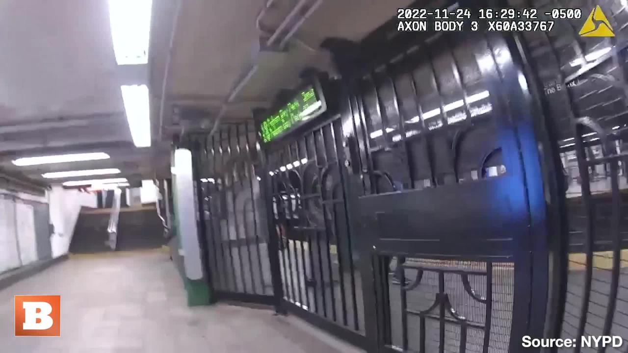 NYPD, Good Samaritan Rescue Man on Subway Tracks MOMENTS Before Train Arrives