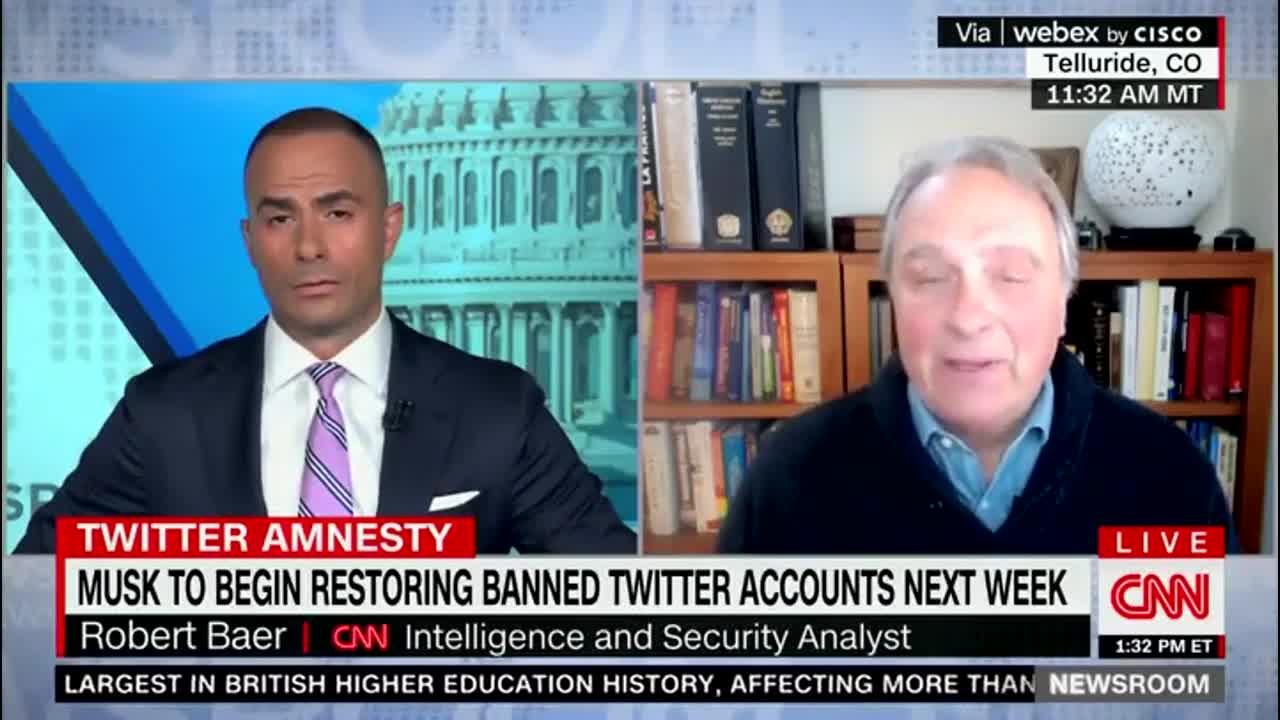 Fmr. CIA analyst on Elon Musk restoring banned Twitter accounts: Putin is coming to Twitter