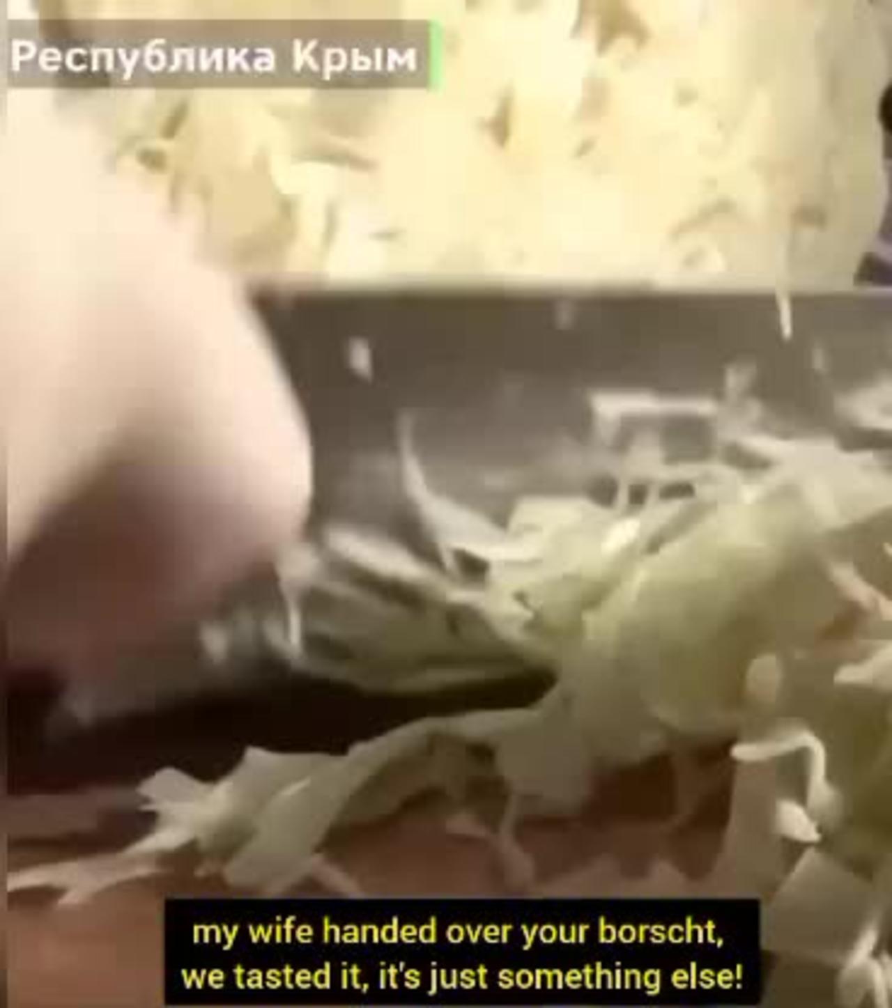 Russian women & locals have found a way to feed military personnel