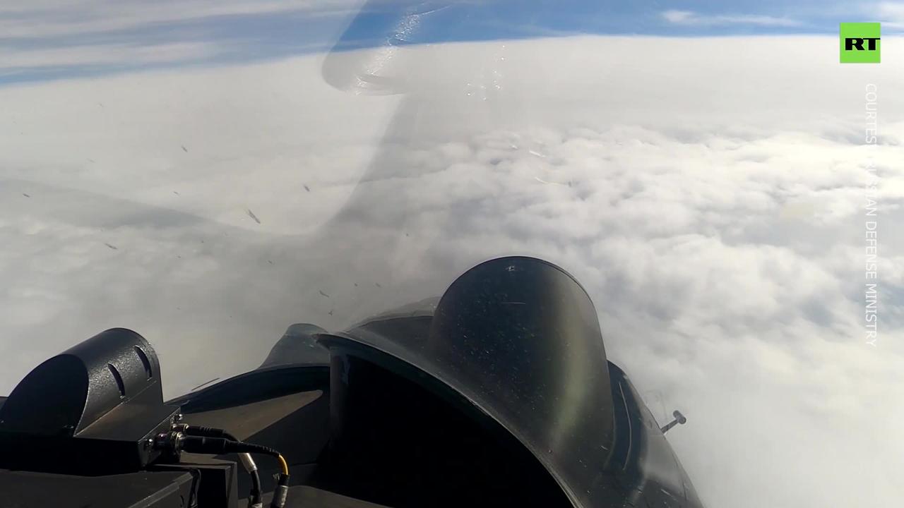 Su-35s on combat mission during special operation