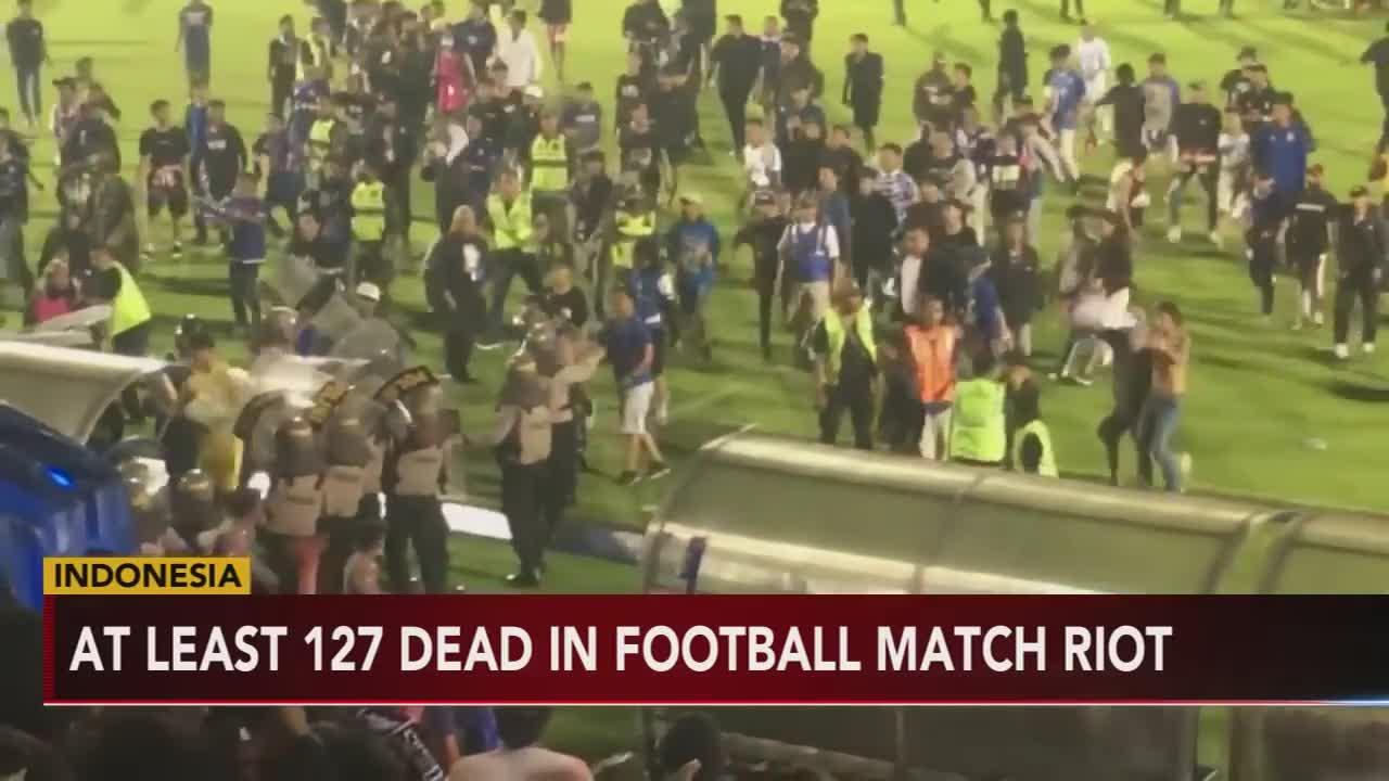 More than 100 dead after fans stampede to exit Indonesian soccer match