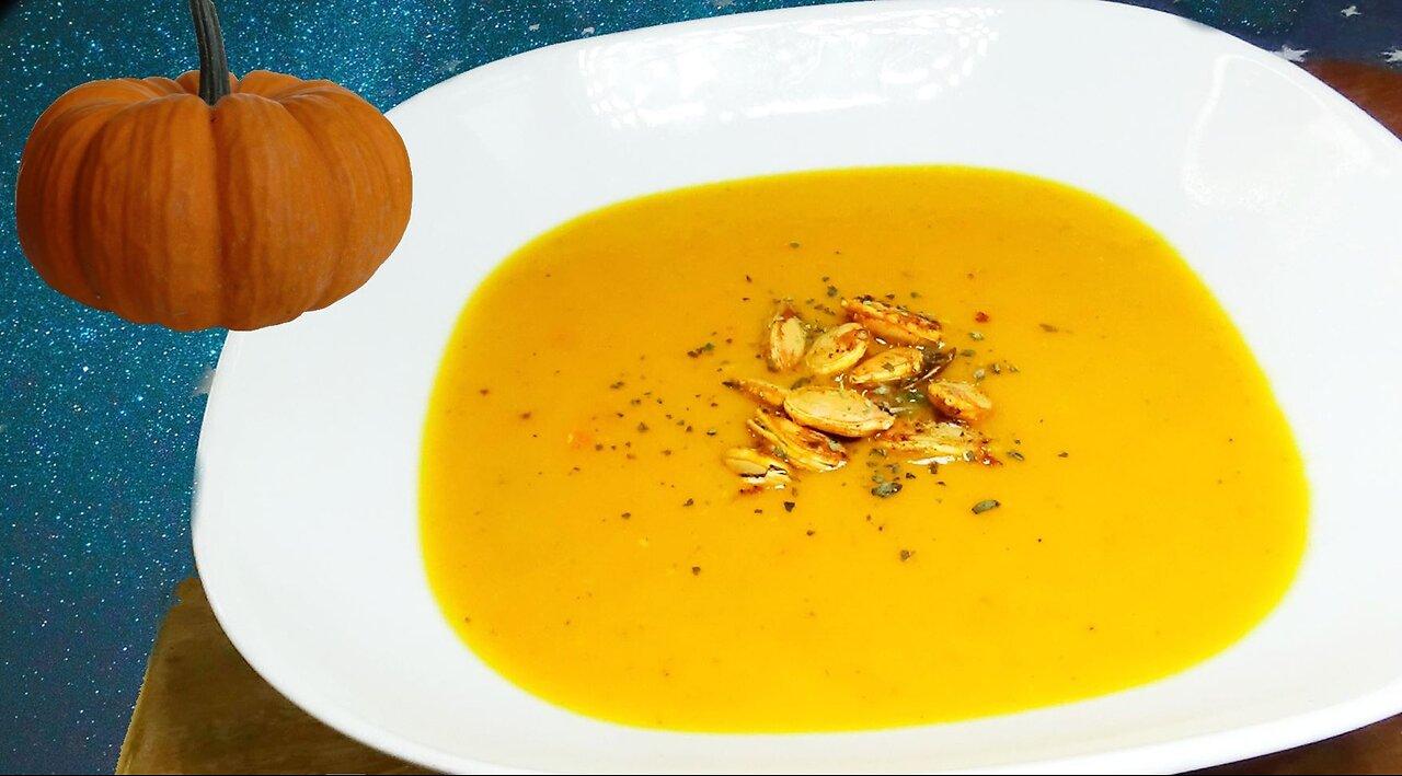 Creamy Pumpkin Soup (Vegan Comfort Food) Դդմապուր