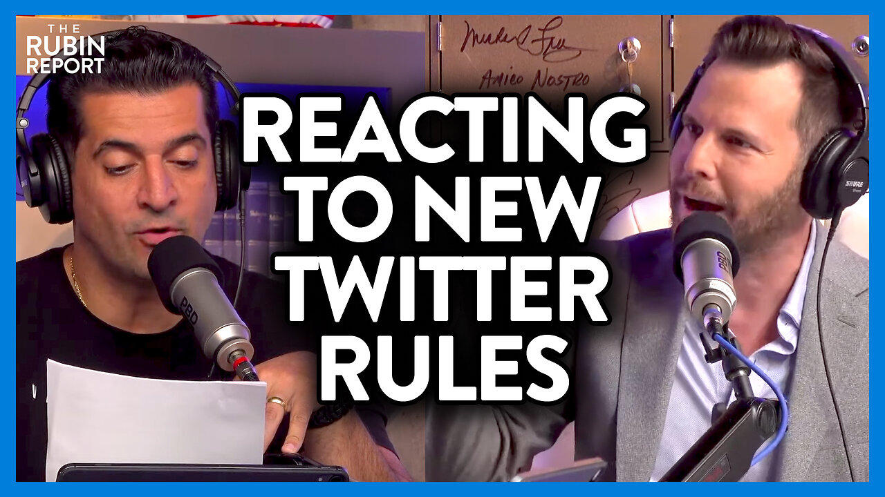 Reacting to Twitter's New Hardcore Rules w/ Patrick Bet-David | POLITICS | Rubin Report