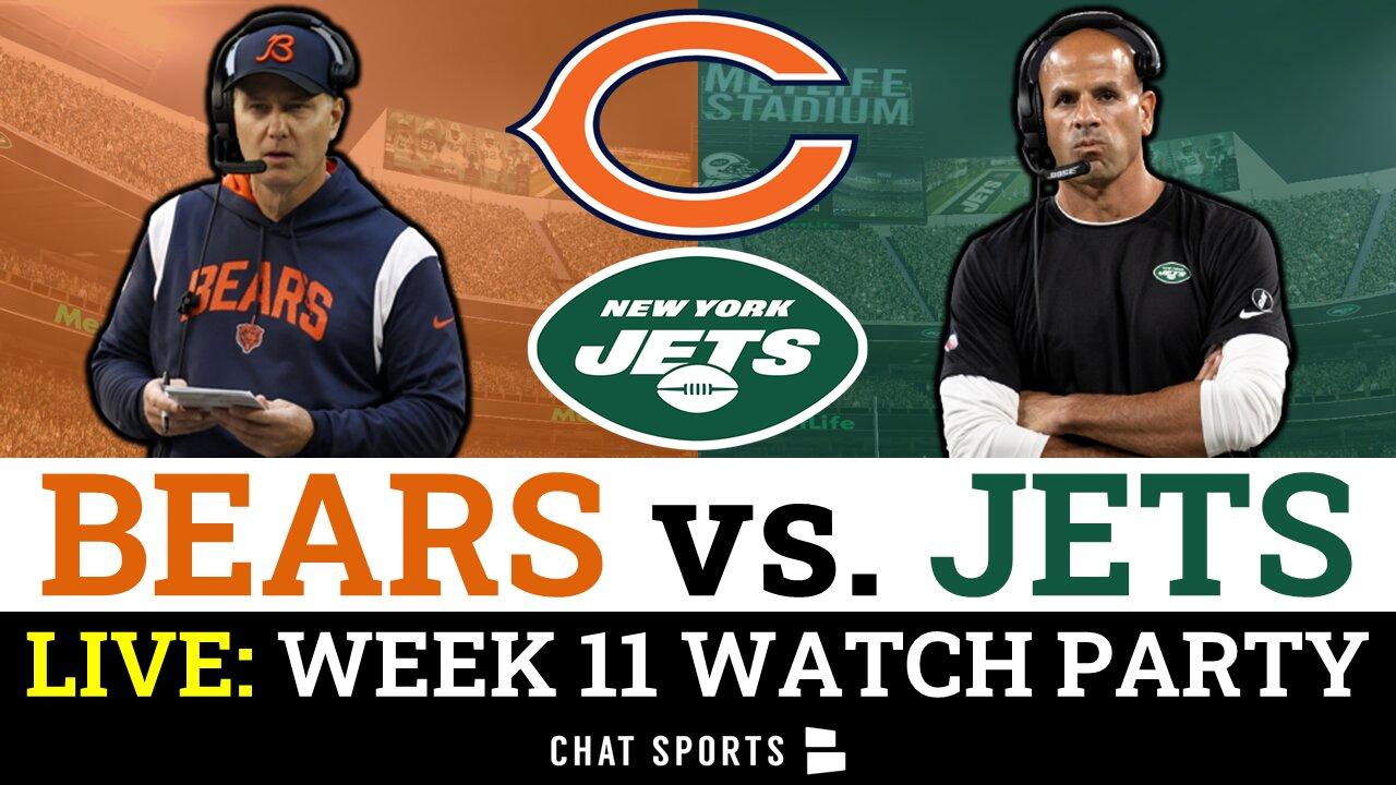 Bears vs. Jets Live Streaming Scoreboard, Play-By-Play, Highlights, Stats & Updates | NFL Week 12