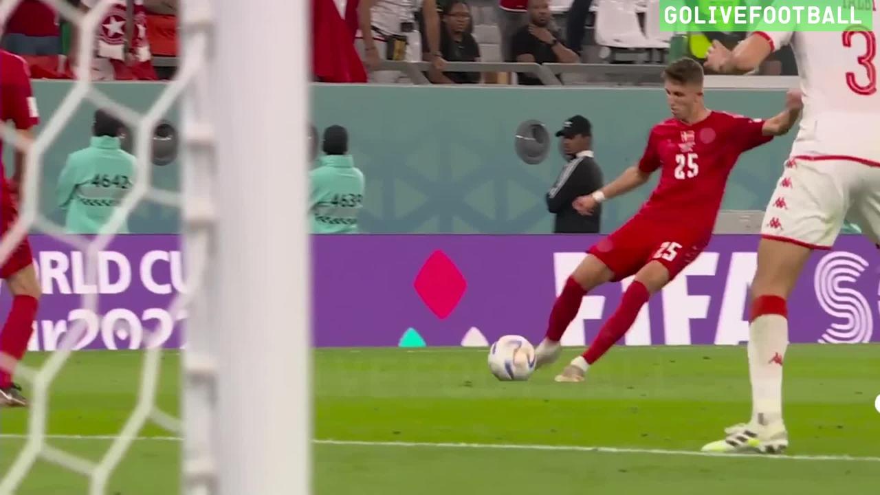 Draw Denmark vs Tunisia - Highlights and Goals QATAR 2022