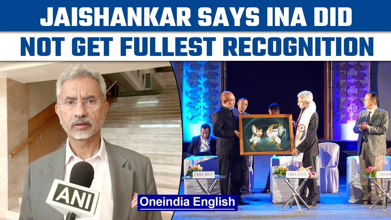 EAM S Jaishankar visits G20 India pavilion in Manipur, addresses role of INA | Oneindia News*News