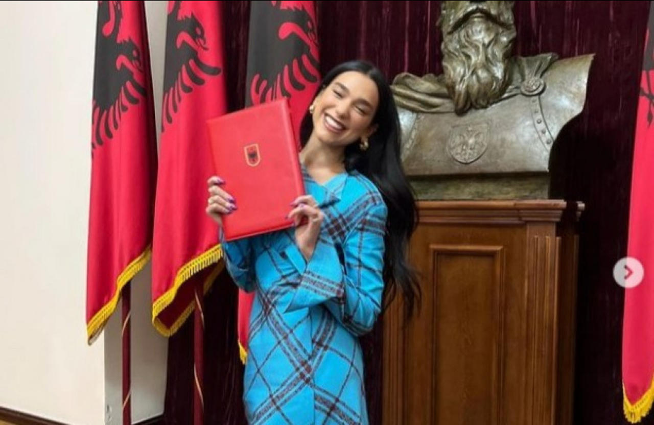 Dua Lipa has been granted Albanian citizenship