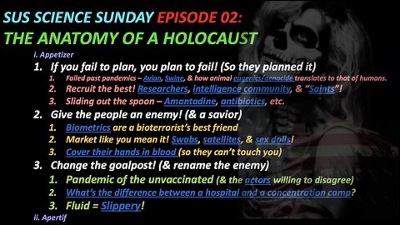 [SUS SCIENCE 02] The Anatomy of a Holocaust