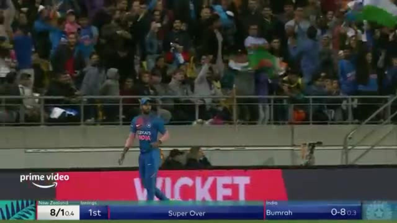 India vs New Zealand super over