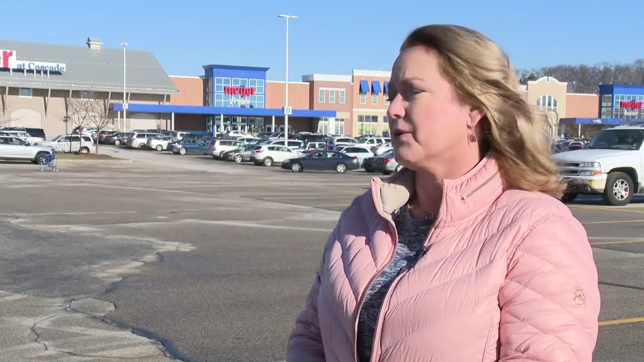 Woman in 'disbelief' after being robbed at Cascade Meijer, minutes before suspects hit again