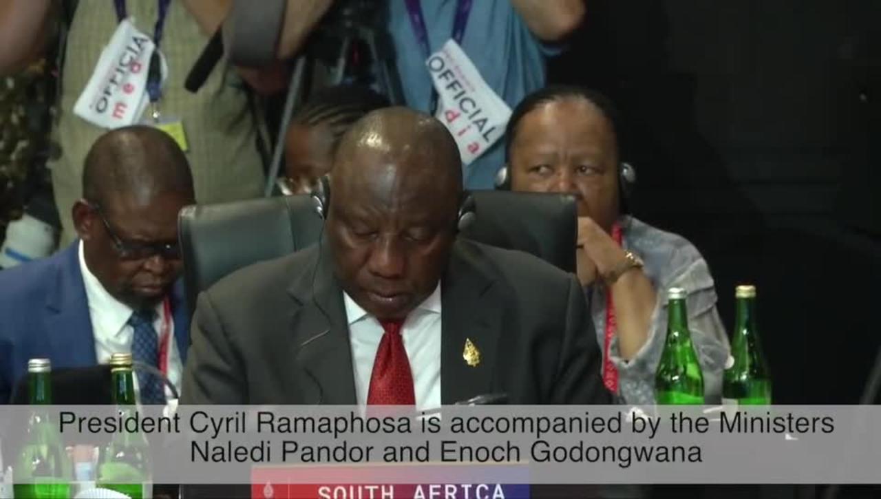President Ramaphosa attends the g20 Summit in Bali, Indonesia, 15-16 November 2022