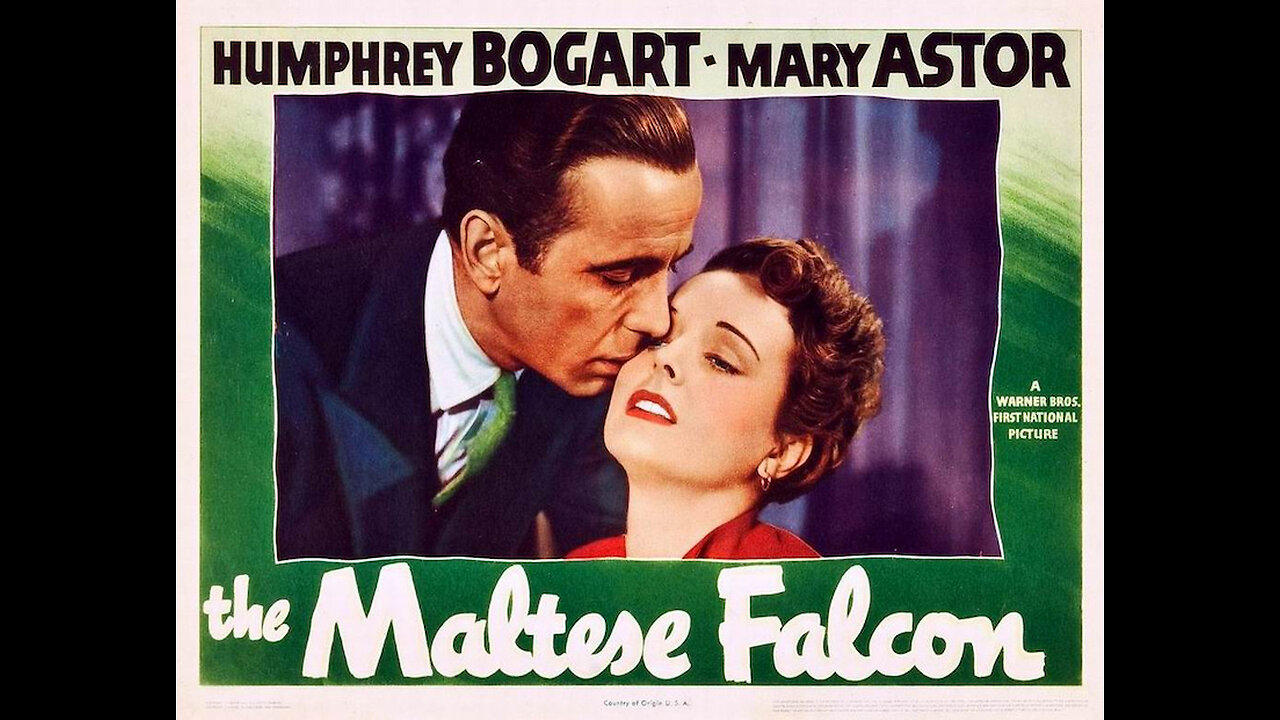 The Maltese Falcon (1941) • Starring Humphrey Bogart • Mary Astor