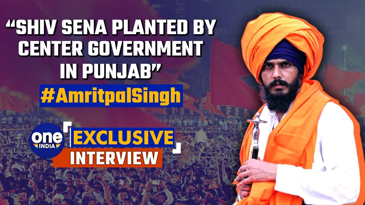 Amritpal Singh: ‘Shiv Sena’s hate-mongers want to divide Punjab’ |Exclusive Interview| Oneindia News