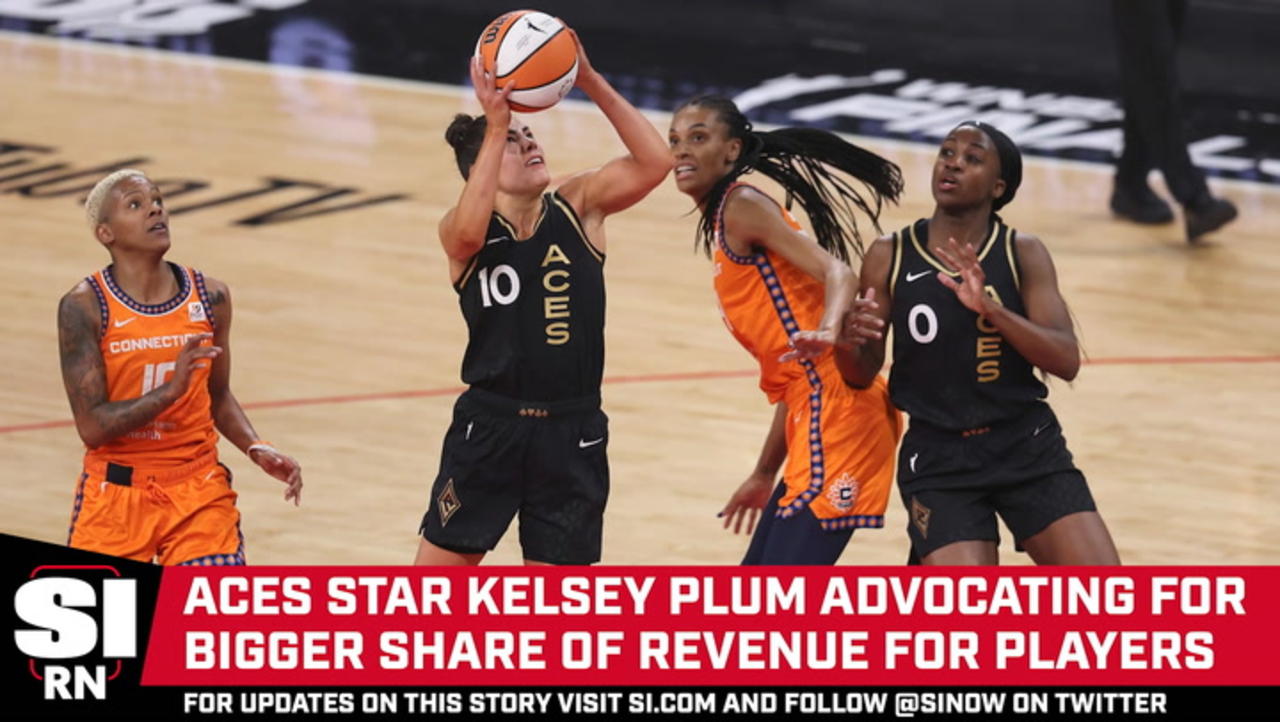 Aces Star Kelsey Plum Advocating for Bigger Share of Revenue for WNBA Players