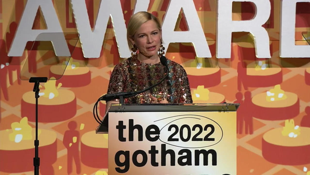 Michelle Williams Gotham Awards 2022 Acceptance Speech