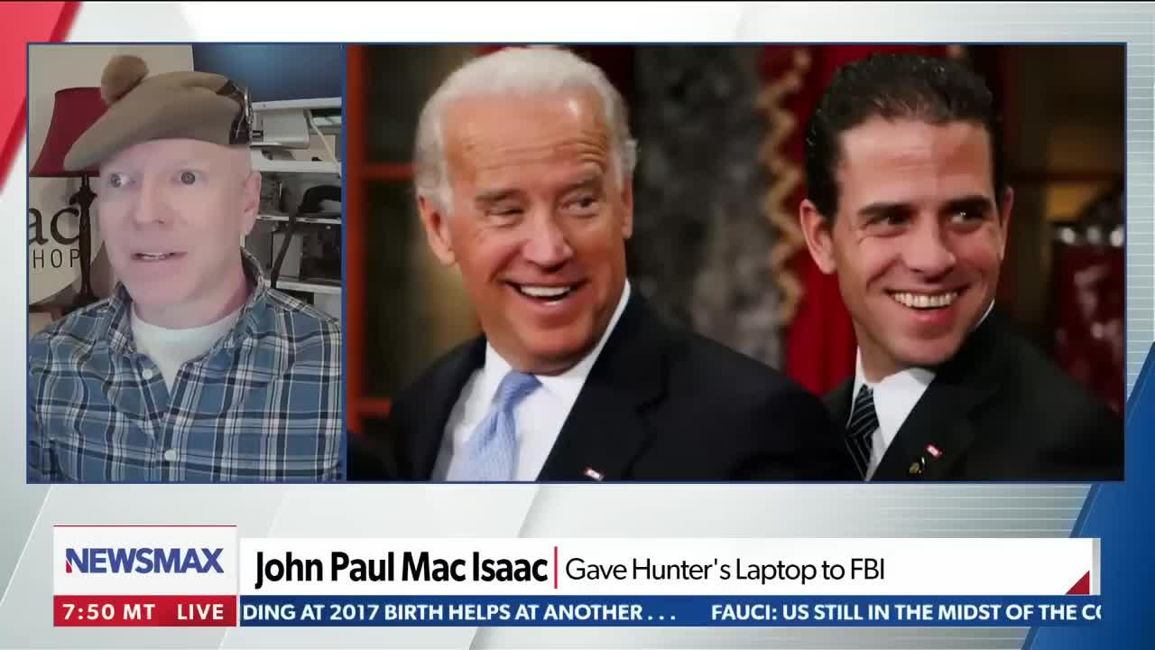 Man who turned in Hunter Biden's laptop says FBI is protecting the Bidens