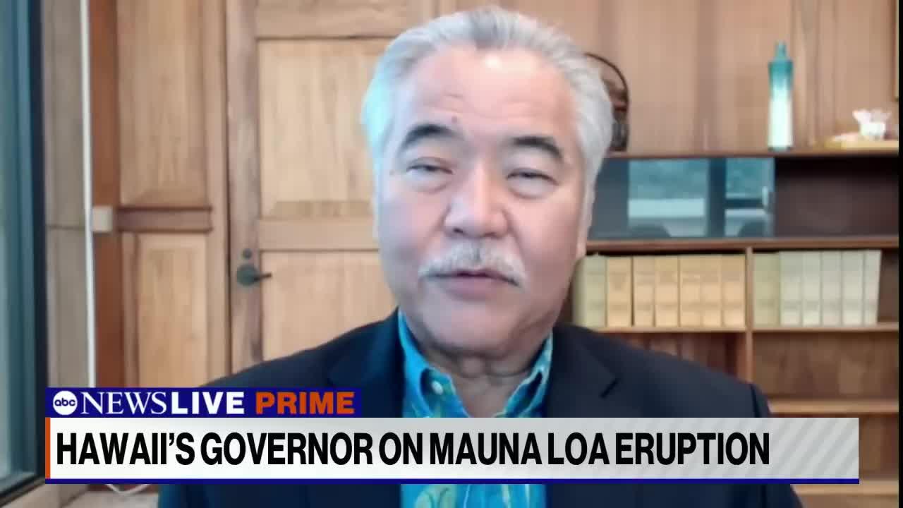 Hawaii governor on Mauna Loa eruption