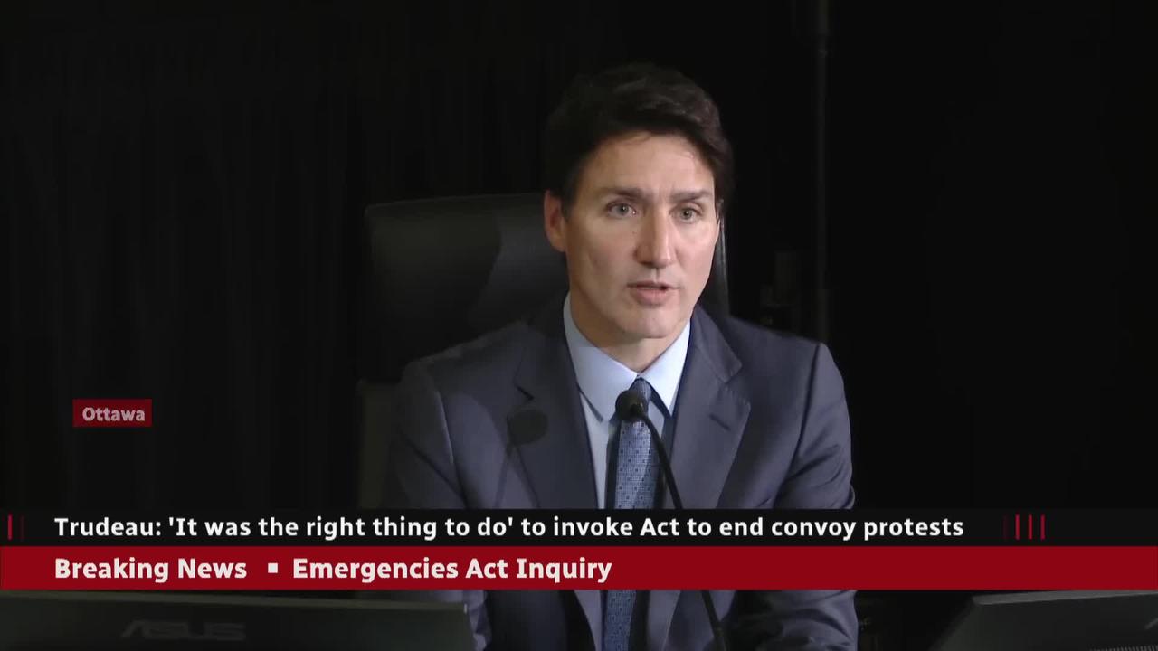 Prime Minister Justin Trudeau testified on the final day of the Public Order Emergency Commission