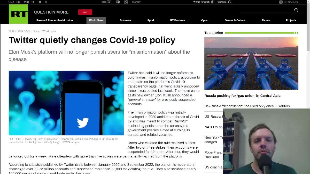 Twitter quietly changes Covid-19 policy