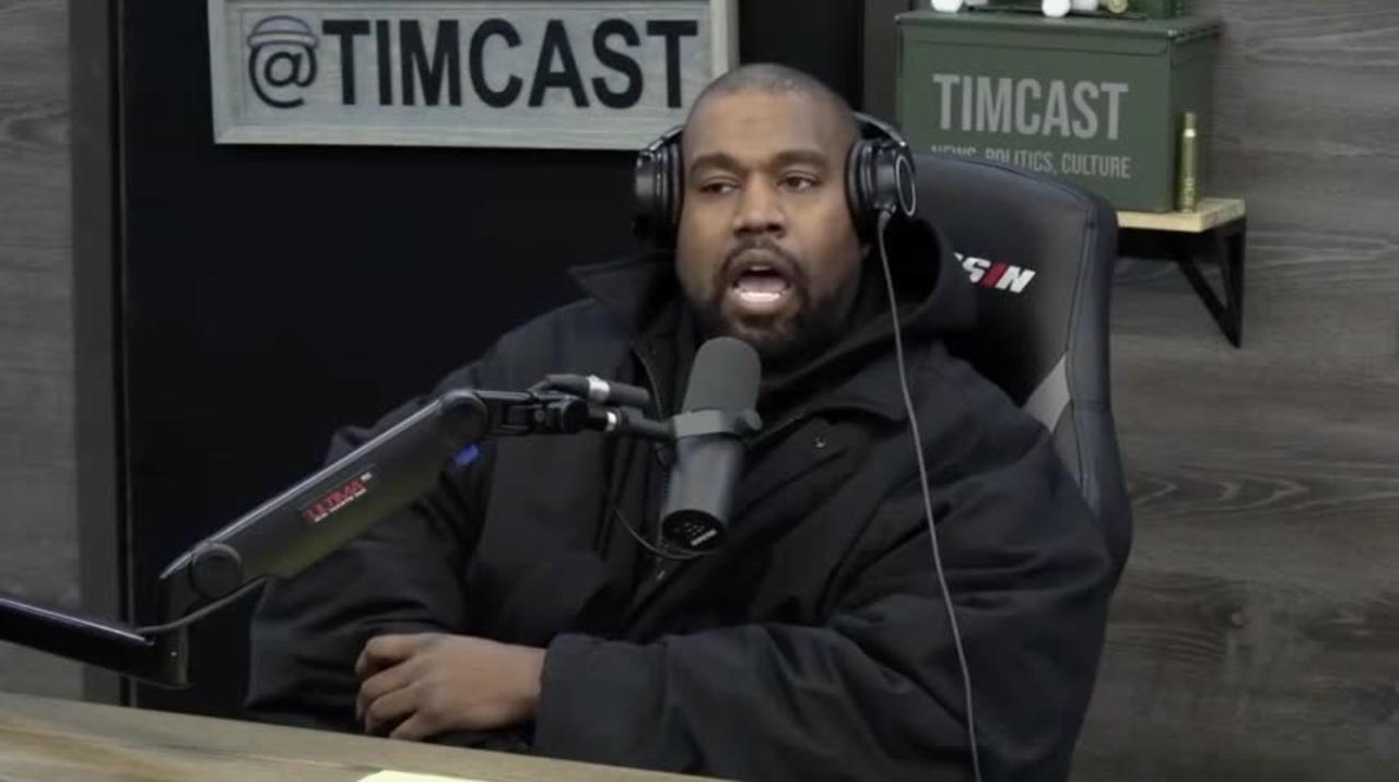 Kanye West (Ye) walks off of Timcast IRL after Tim Pool pushes back on his inference of antisemitism