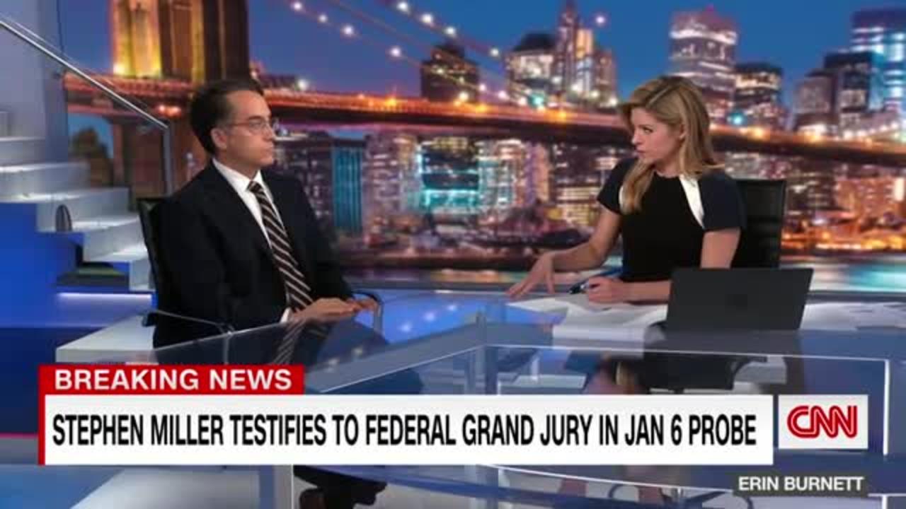 Stephen Miller testified in front of federal grand jury
