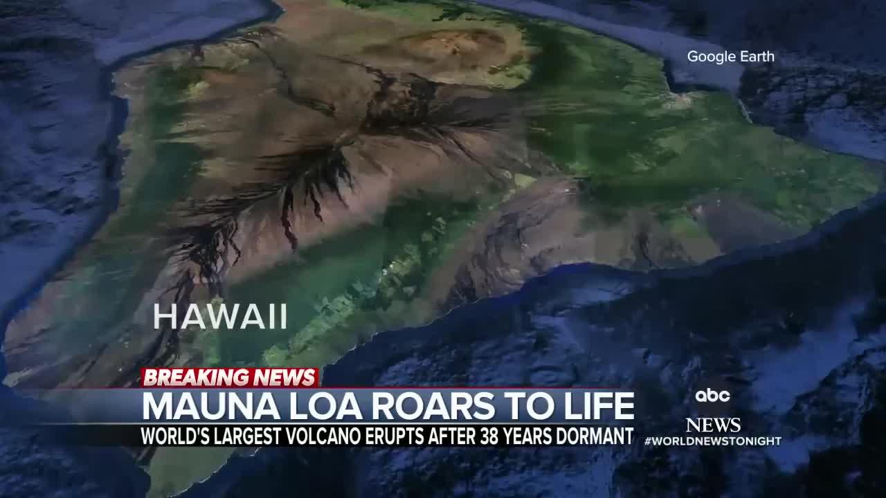 Volcano Mauna Loa roars back to life