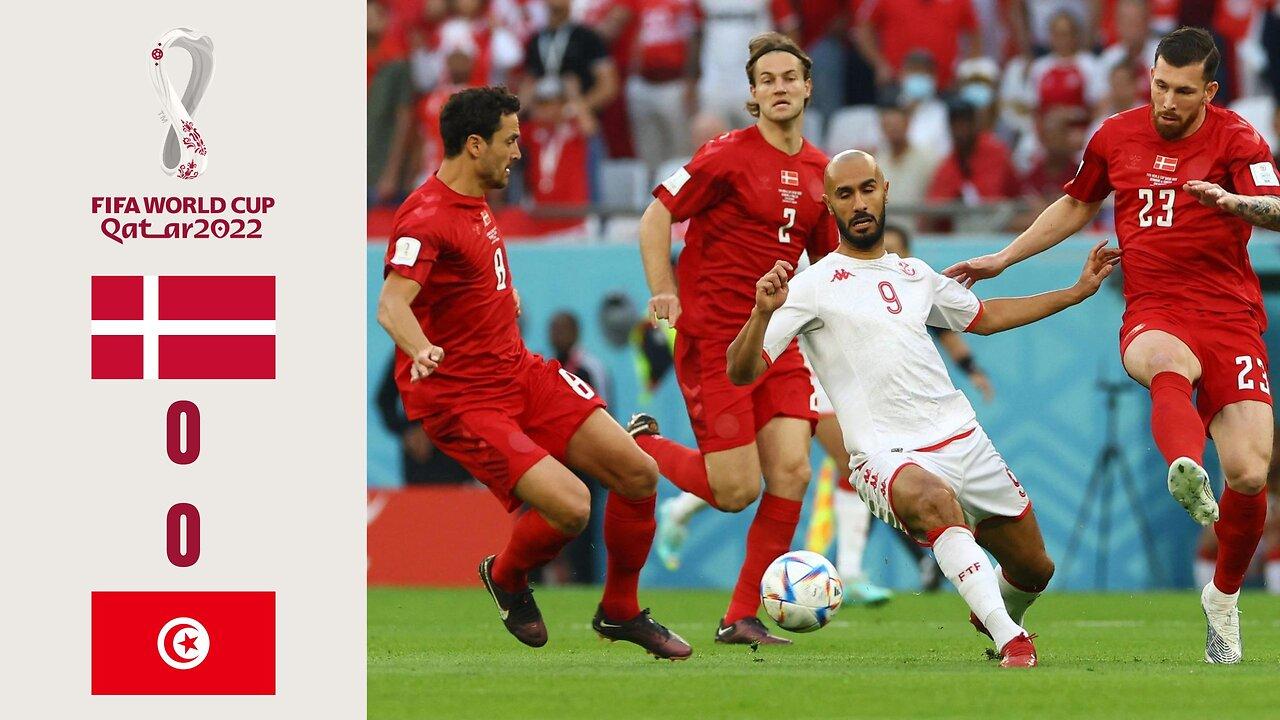 2022 FIFA World Cup match 6 - Denmark vs Tunisia
