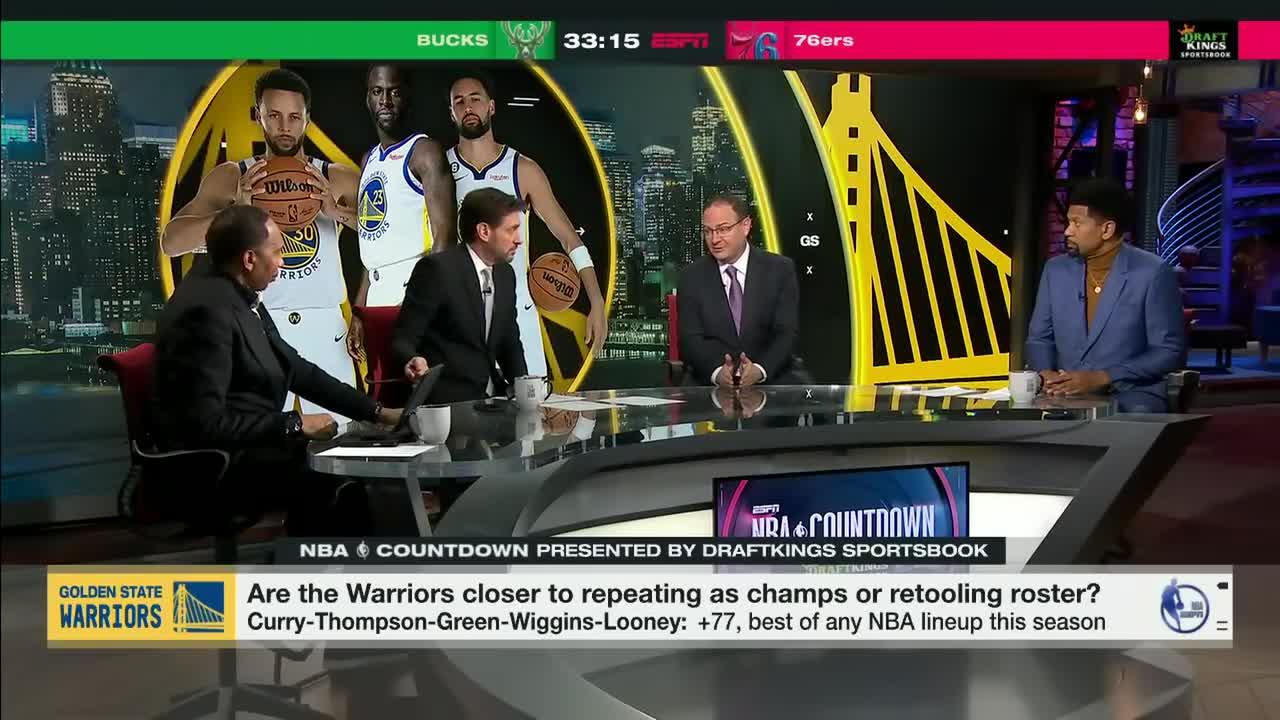 Stephen A. debates... WOJ?! 😳 Should the Warriors chase 1 more ring? | NBA Countdown