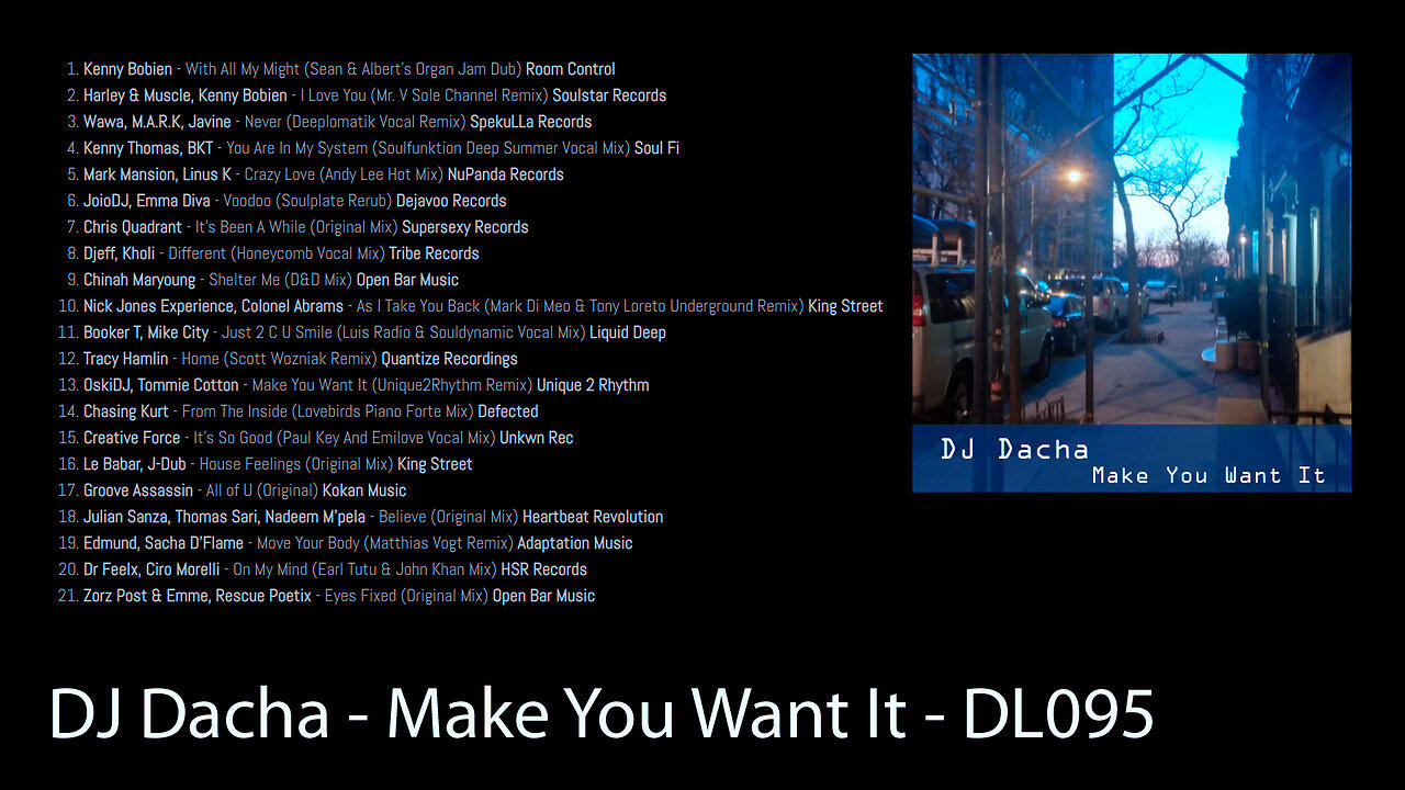 DJ Dacha - Make You Want It - DL095
