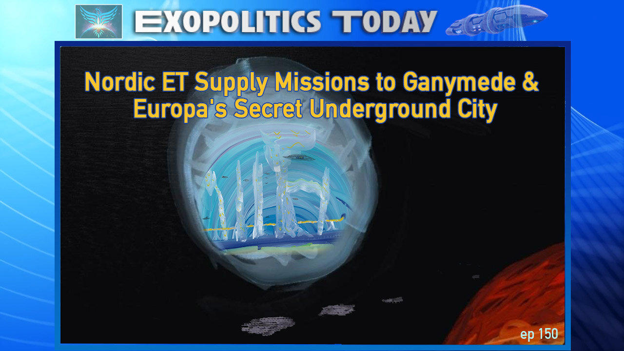 Nordic ET Supply Missions to Ganymede & Europa's Secret Underground City