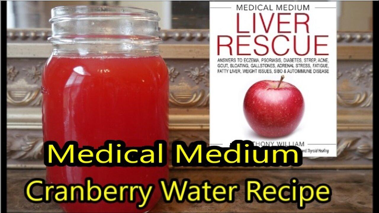 Medical Medium Cranberry Water Juice Drink Recipe