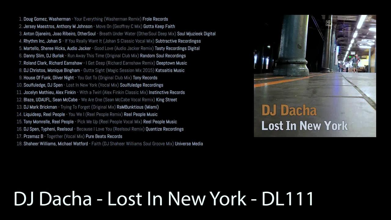 DJ Dacha - Lost In New York - DL111