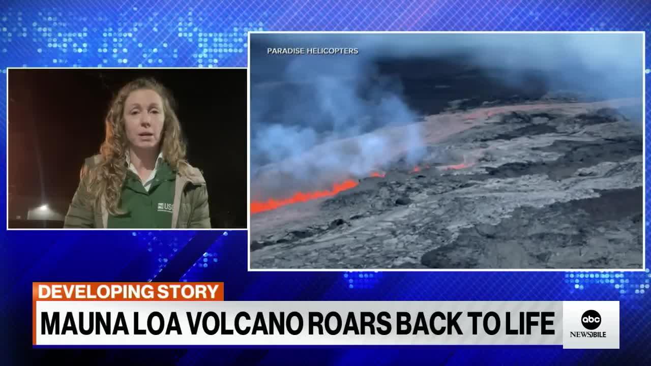 Hawaii’s Mauna Loa volcano erupts for 1st time in 38 years l ABCNL