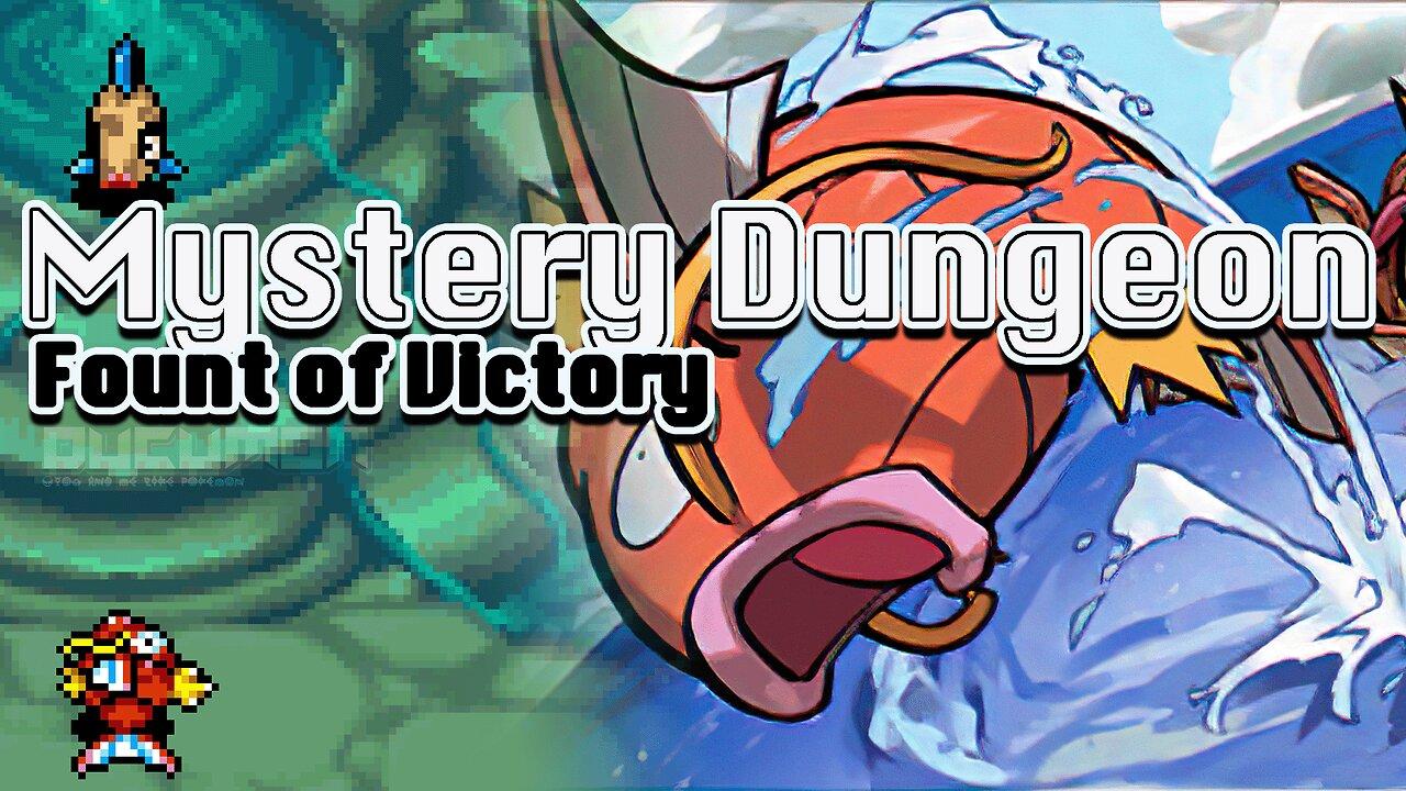 Pokemon Mystery Dungeon Fount of Victory - NDS Hack ROM, you play as Magikarp to explore 16 floors