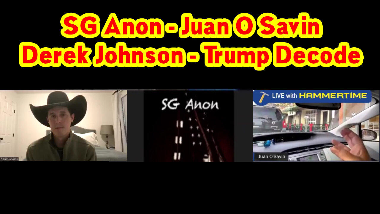Situation Update 11/30/22 ~ SG Anon - Juan O Savin - Derek Johnson Major Intel ~ Trump Decode