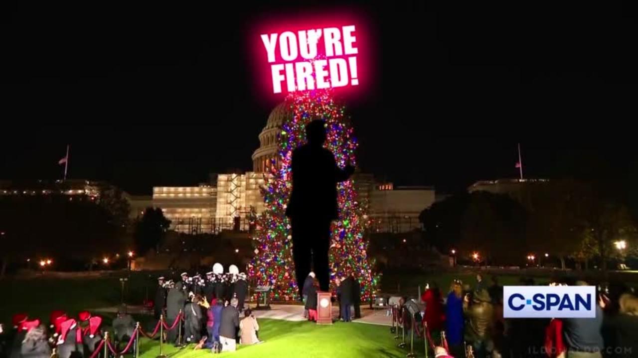 LAST TIME CRAZY NANCY LIGHTS UP THAT CAPITOL CHRISTMAS TREE!!!🥳🥳🥳