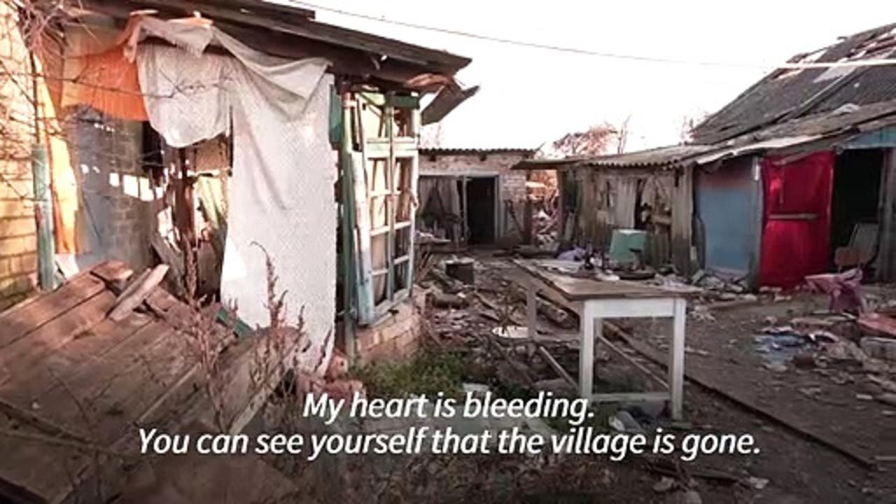 'My heart is bleeding': inside the Ukrainian village of Dovgenke, wrecked by months of fighting