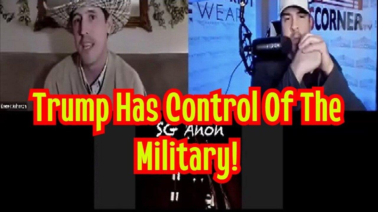 Derek Johnson & Sganon & David Nino: Trump Has Control Of The Military!@!!