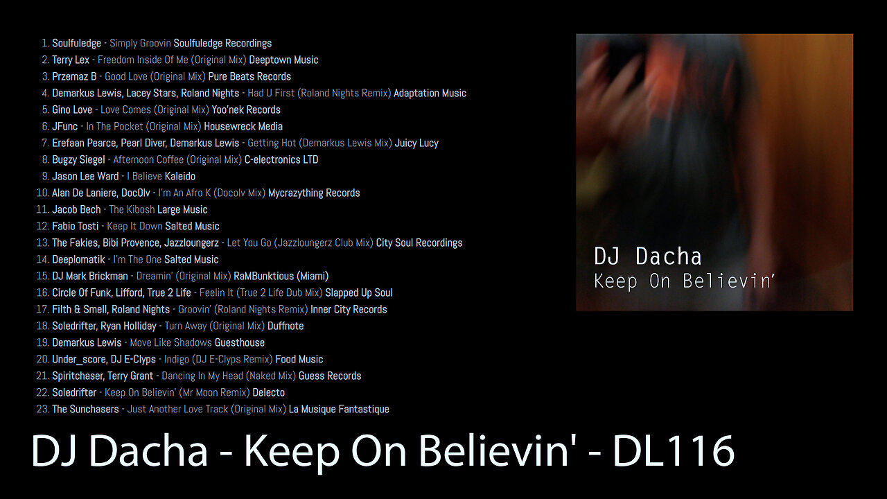 DJ Dacha - Keep On Believin' - DL116