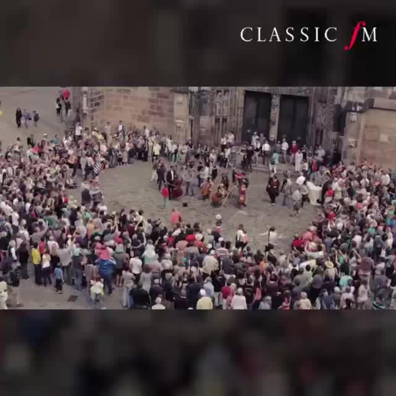 Classic music Flash mob in Germany