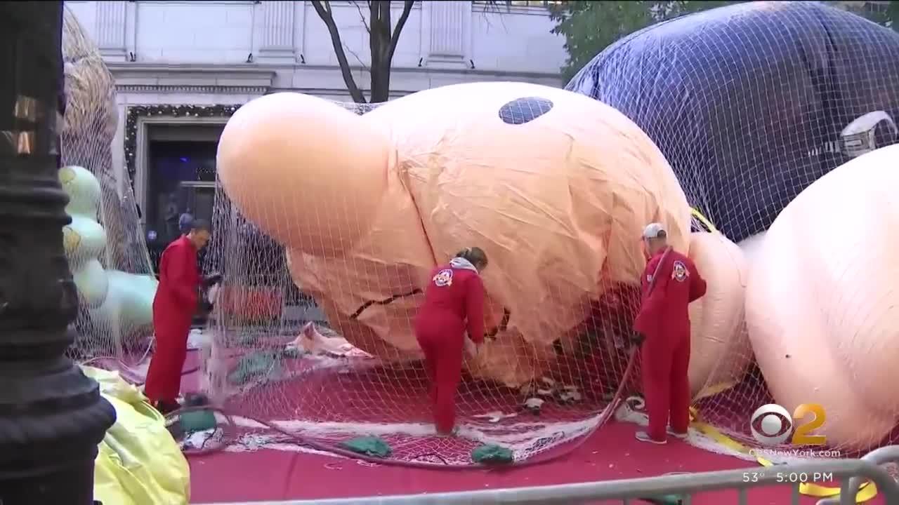 Macy's Thanksgiving Day Parade balloons come to life on UWS