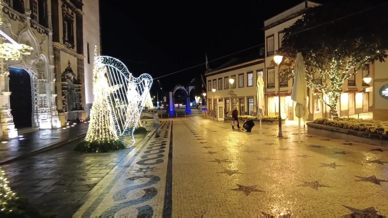 Iluminacao de Natal / Christmas lights Ponta Delgada Azores Portugal - 22.11.2022