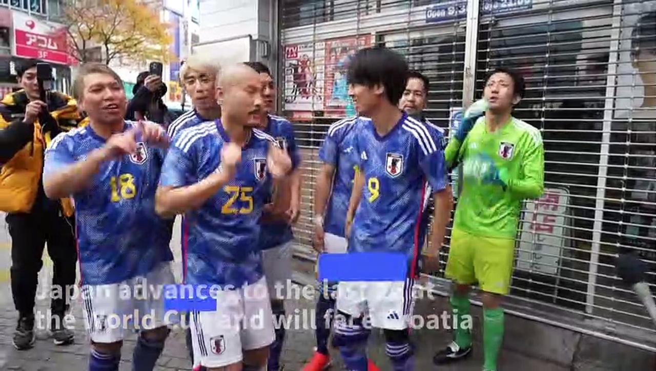 Japan explodes with World Cup joy