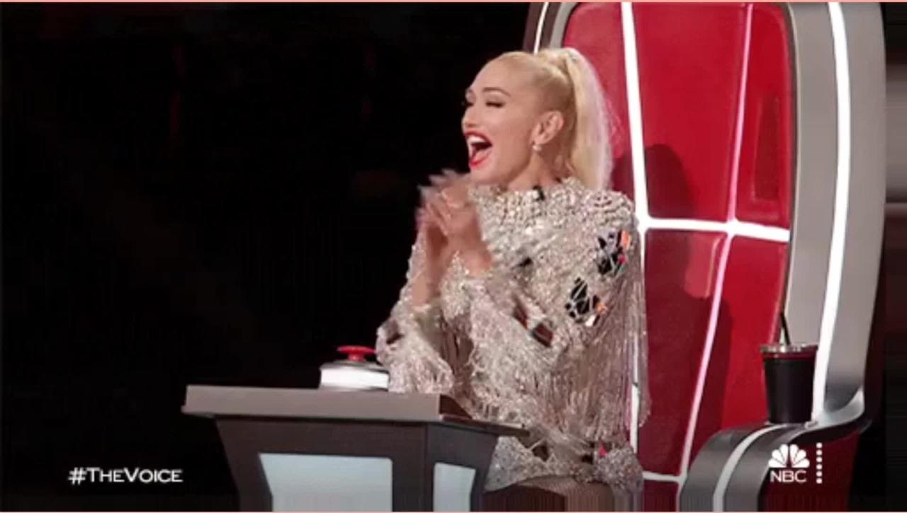 Excited Gwen Stefani GIF By The Voice
