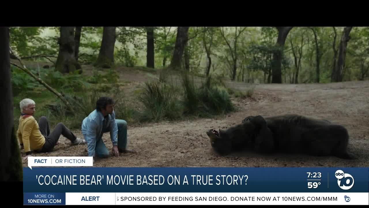 Fact or Fiction: Upcoming 'Cocaine Bear' film inspired by true story?