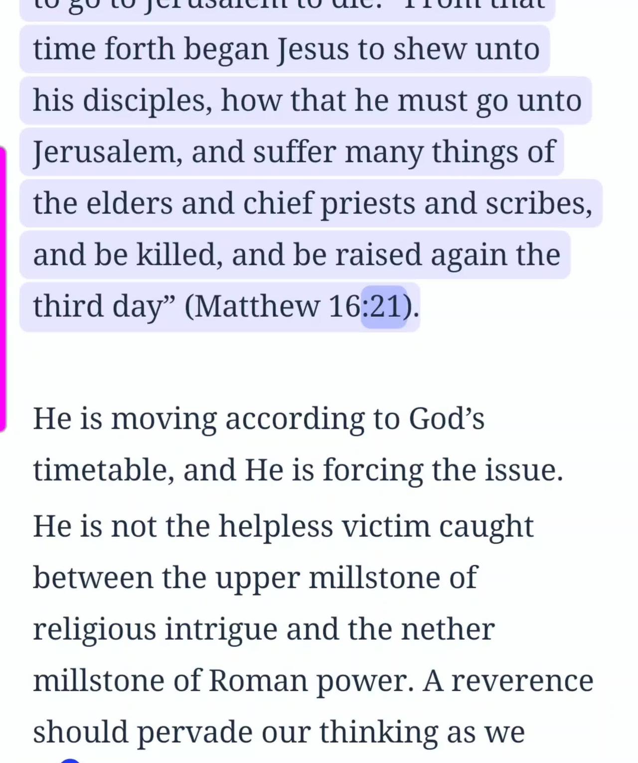 Matthew Chapter 26 (Bible Study) (1 of 2)