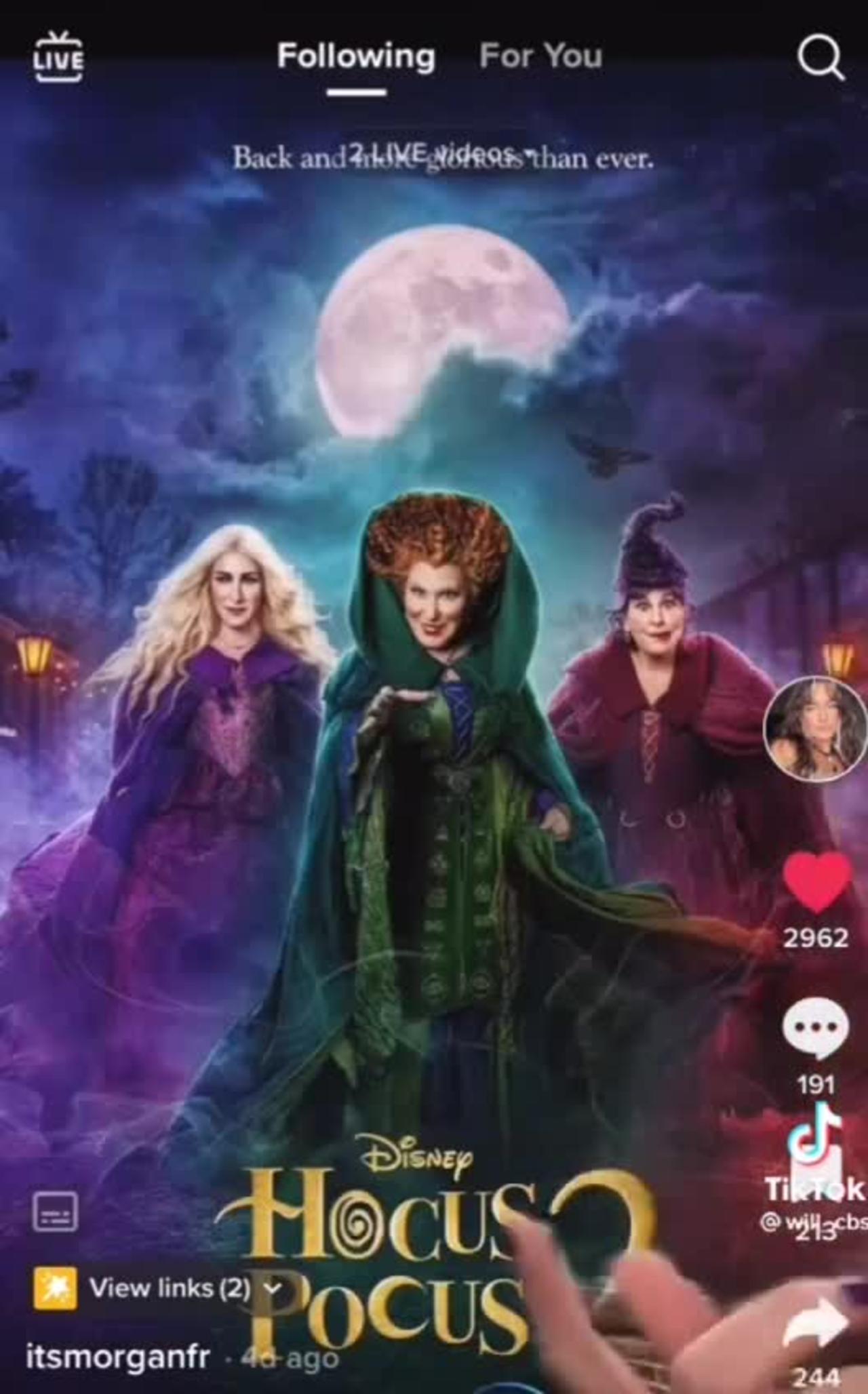 Hocus Pocus, The Disney movie Released In 1993 Was About Sucking The Life Out Of Children