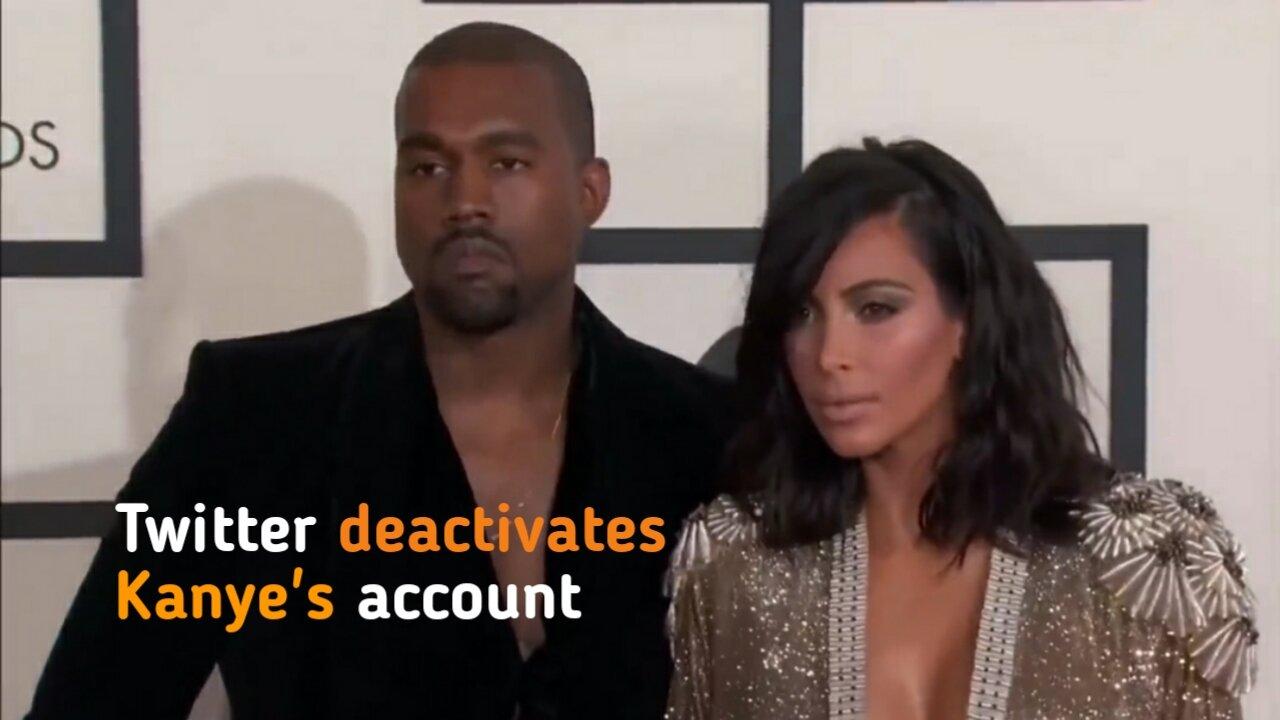 Twitter deactivates Kanye's account once more