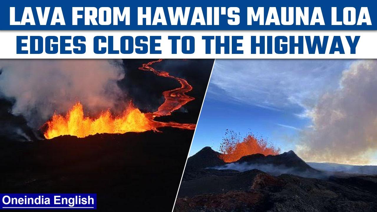 Hawaii's Mauna Loa volcano eruption threatens Big Island's main route| Oneindia News *International